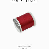 Fil Miyuki Beading Thread B 0.25mm Red