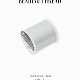 Fil Miyuki Beading Thread B 0.25mm Silver