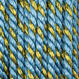 Fil polyester et coton torsadés 1mm - Bleu ciel