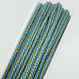 Fil polyester et coton torsadés 1mm - Bleu ciel