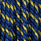 Fil polyester et coton torsadés 1mm - Bleu marine