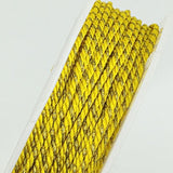 Fil polyester et coton torsadés 1mm - Jaune