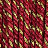 Fil polyester et coton torsadés 1mm - Rouge