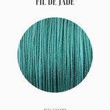 Fils de nylon tressé 0.50mm - Bleu canard