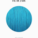 Fils de nylon tressé 0.50mm - Bleu céleste