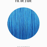 Fils de nylon tressé 0.50mm - Bleu électrique