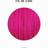 Fils de nylon tressé 0.50mm - Fuchsia