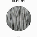 Fils de nylon tressé 0.50mm - Gris