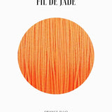 Fils de nylon tressé 0.50mm - Orange fluo