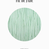 Fils de nylon tressé 0.50mm - Vert d'eau