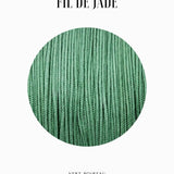 Fils de nylon tressé 0.50mm - Vert poireau