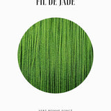 Fils de nylon tressé 0.50mm - Vert pomme clair