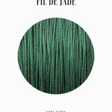 Fils de nylon tressé 0.50mm - Vert sapin