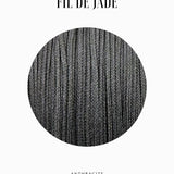 Fils de nylon tressé 0.80mm - Anthracite