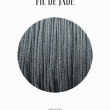 Fils de nylon tressé 0.80 mm - Ardoise