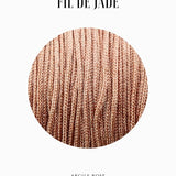 Fils de nylon tressé 0.80mm - Argile rose