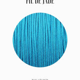 Fils de nylon tressé 0.80mm - Bleu céleste