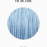 Fils de nylon tressé 0.80mm - Bleu ciel
