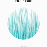 Fils de nylon tressé 0.80mm - Bleu cyan