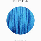 Fils de nylon tressé 0.80mm - Bleu électrique