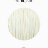 Fils de nylon tressé 0.80mm - Écru