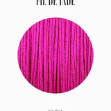 Fils de nylon tressé 0.80mm - Fuchsia