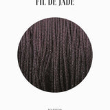 Fils de nylon tressé 0.80mm - Marron