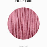 Fils de nylon tressé 0.80mm - Rose balai