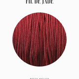 Fils de nylon tressé 0.80mm - Rouge anglais