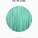 Fils de nylon tressé 0.80mm - Turquoise