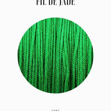 Fils de nylon tressé 0.80mm - Vert