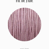 Fils de nylon tressé 0.80mm - Vieux rose