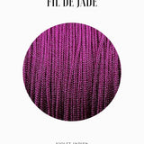 Fils de nylon tressé 0.80mm - Violet indien