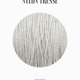 Fil tressé métallisé 0.90 mm - Argenté