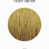 Fil tressé métallisé 0.90mm - Doré