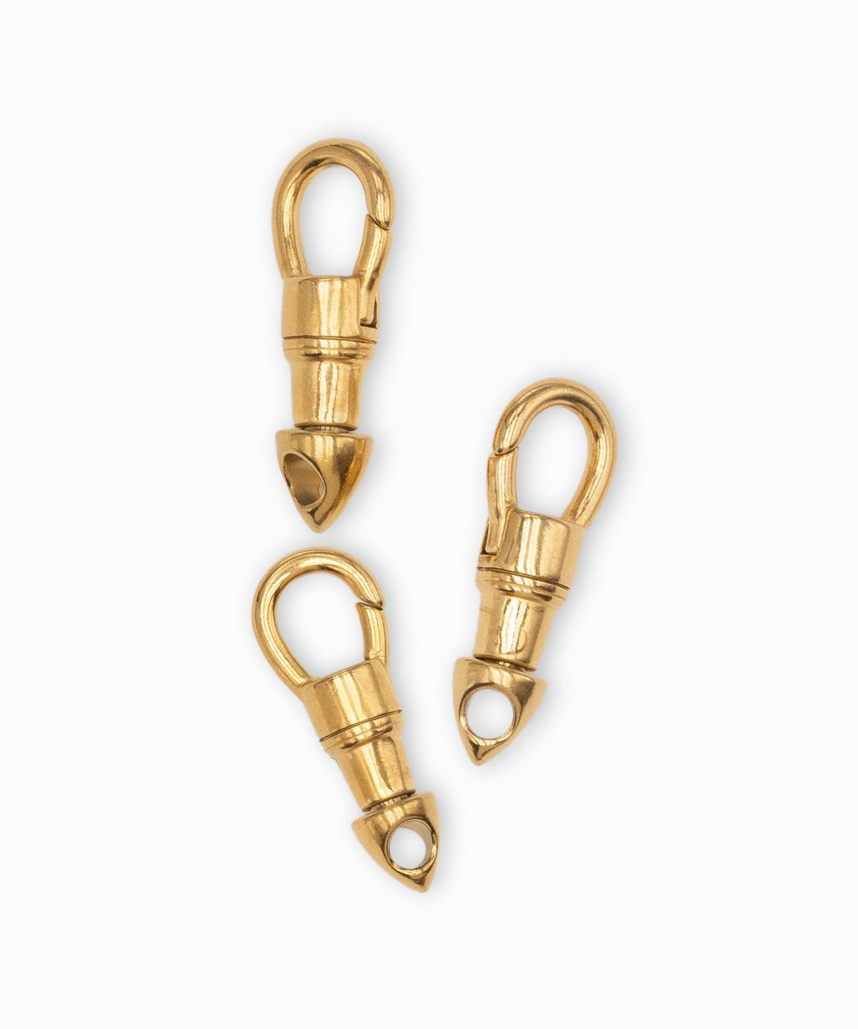 Fermoirs mousqueton 23.5x8mm