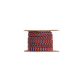 Fil de nylon et coton tressé 2mm - Coquelicot nocturne
