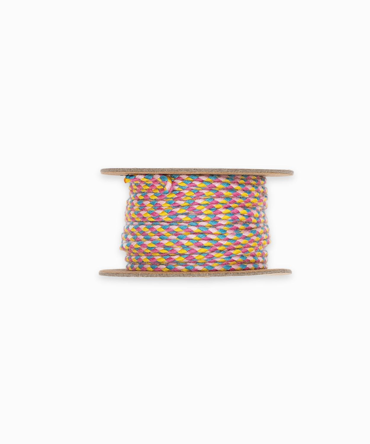 Fil de nylon et coton tressé 2mm - Cotton candy