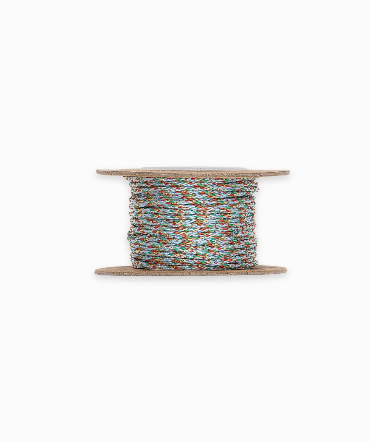 Fil de nylon et coton tressé 2mm - Multi bleu ciel