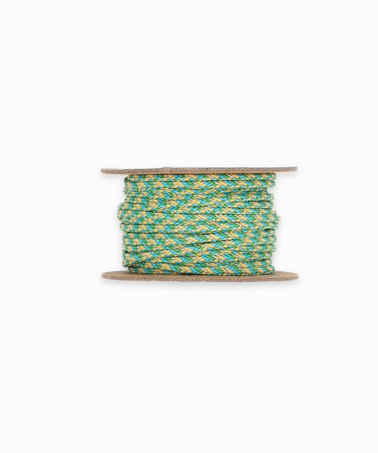 Fil de nylon et coton tressé 2mm - Multi vert