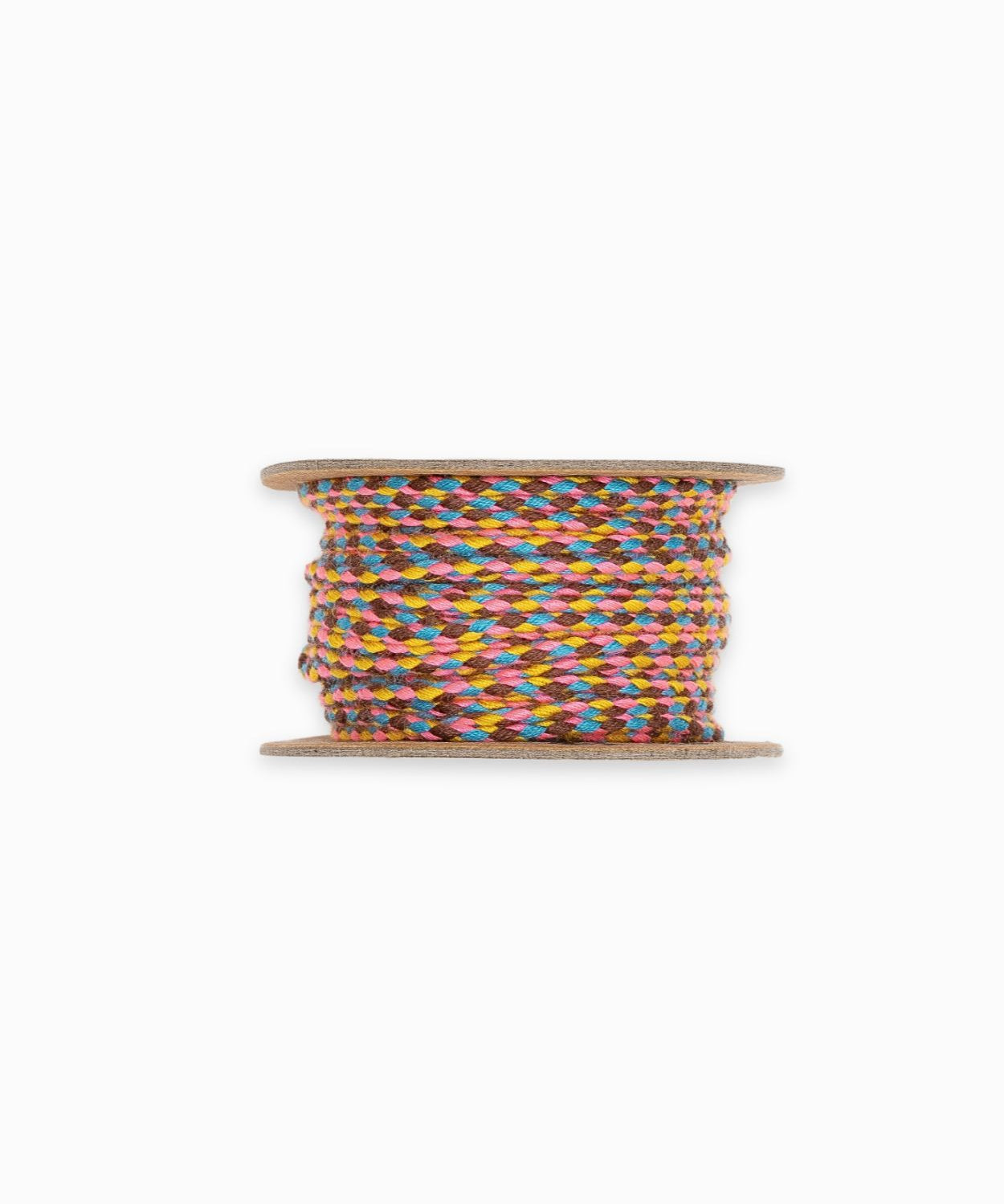 Fil de nylon et coton tressé 2mm - Pop rosé