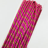 Fil polyester et coton torsadés 1mm - Fuchsia