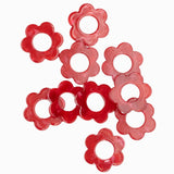 Pendentif fleurs en acétate 21mm