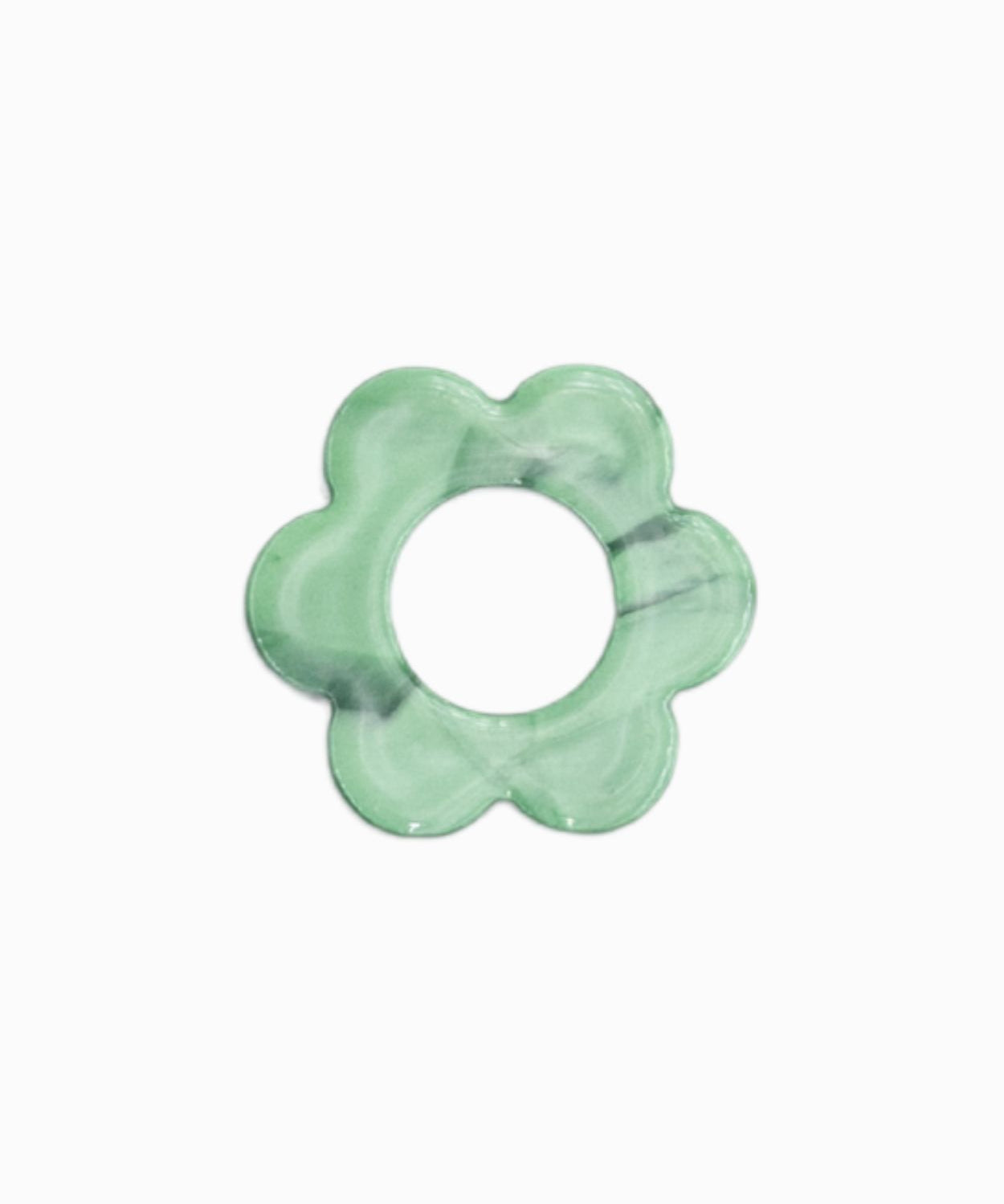 Pendentif fleurs en acétate 21mm