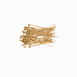 Tiges têtes boules 3cmx0.6mm