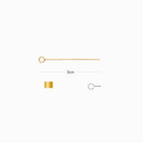 Tiges têtes rondes 3cmx0.6mm