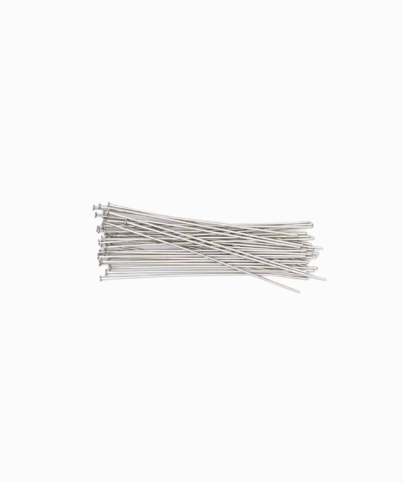 Tiges tête plate 5cmx0.6mm