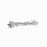 Tiges tête boule 7cmx0.6mm