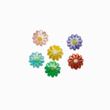 Perles Marguerites nacre 10mm couleurs mélangées