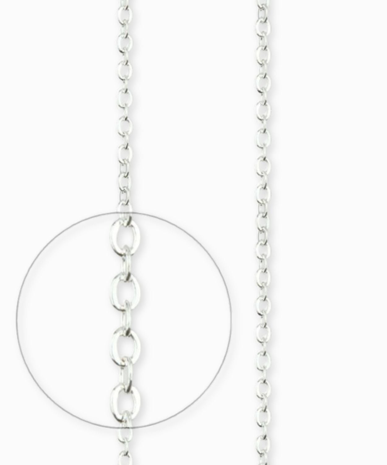 Chaîne maille forçat 2x1.60mm